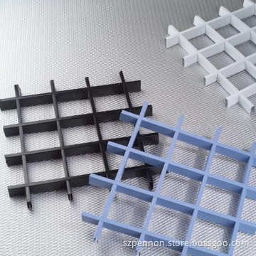 Aluminum Open Grid Suspended Ceiling Tile
